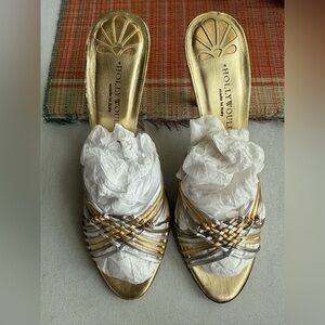 VTG‎ Hollywould Gold Sandals